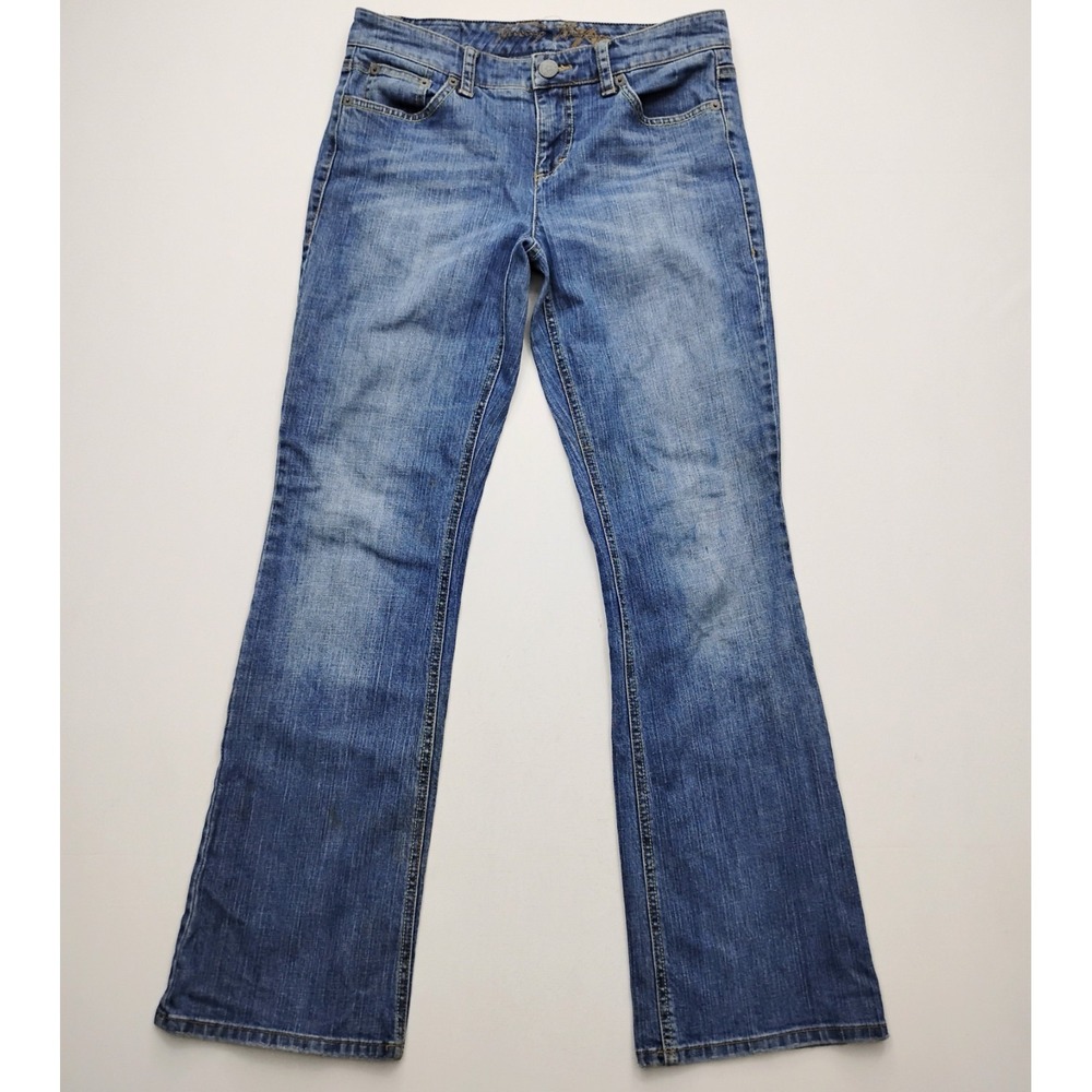 Tommy Hilfiger Jeans American Hope Boot Cut Denim Womens 6 Mid Rise Medium Y2k